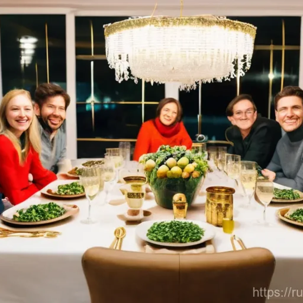 PR 성공 사례 - **Prompt:** "A diverse group of Russian families and friends, dressed in festive but modest casual w...